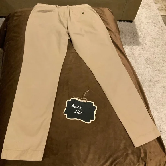 JCrew Chinos Tan W31 L32 Athletic Slim Classic Timeless Officecore Golf Preppy - Picture 6 of 7